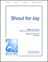 Shout for Joy SATB choral sheet music cover